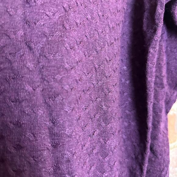 Murano Modern Performance Pullover‎ Lightweight Sweater Size Medium Burgundy - Picture 4 of 10